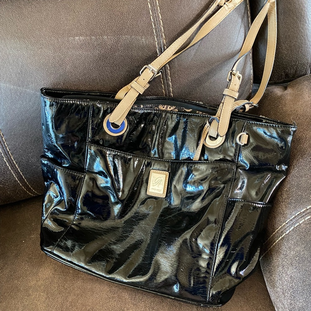 Rich black Paton leather purse is a show stopper - Picture 6 of 6